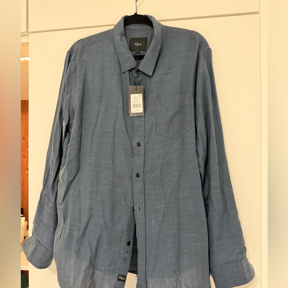 Rails Blue Lightweight Shirt Jacket